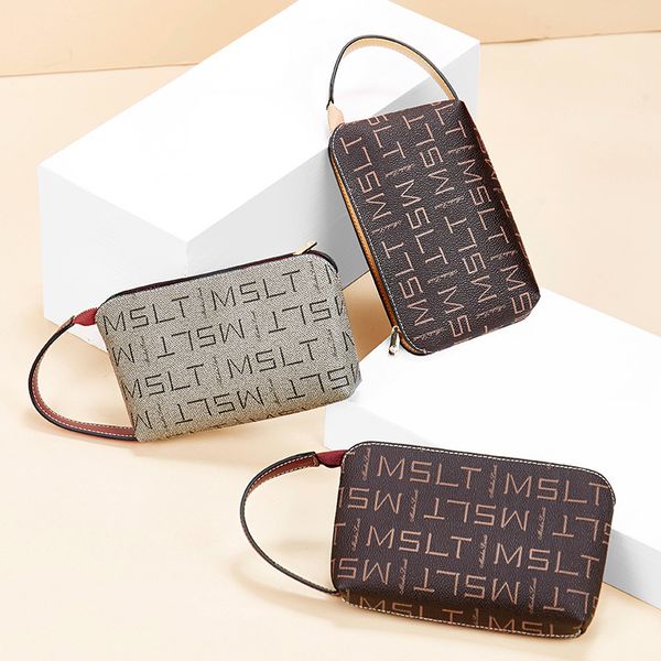 

2021 new handbag women's fashion simple portable zero wallet mobile bag versatile