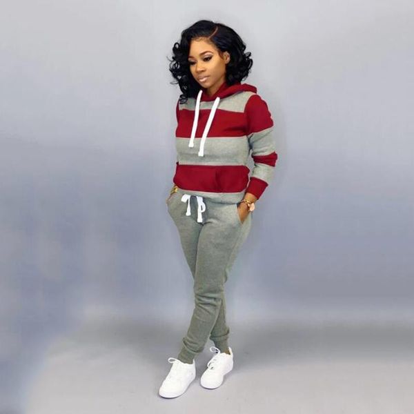 

women's two piece pants 2021 winter tracksuit women 2 pcs set sweatshirt print hoodies sportswear sports suit hooded, White