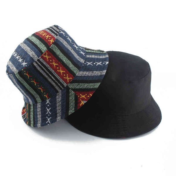 

panama vintage bucket hats women men summer sun protection cotton fisherman hat hip hop caps bob gorro pescador, Blue;gray