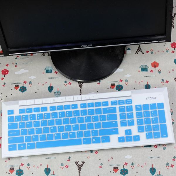 

keyboard covers for rapoo x336 n7000 8200p wireless chocolate deskprotector protective film colorful dustproof cover