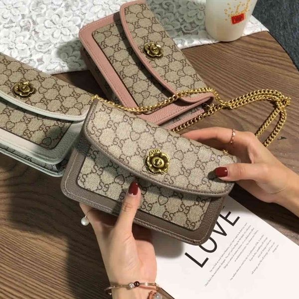 

small bag women's new slung chain mobile phone versatile single shoulder armpit small square bag fashion printed purse black friday