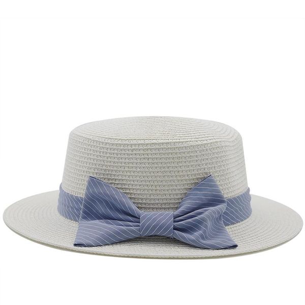 

wide brim hats foldable floppy girls bow straw hat sun beach women summer uv protect travel cap lady female, Blue;gray
