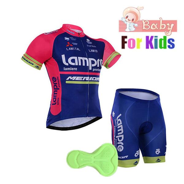 

racing sets 2022 kids cycling set boys jersey bike shorts ropa ciclismo child summer quick-dry pro bicycling maillot culotte, Black;blue