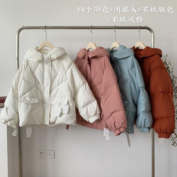 

women's down & parkas [batino] autumn and winter korean down jacket short fashion design small coat loose wx3j, Black