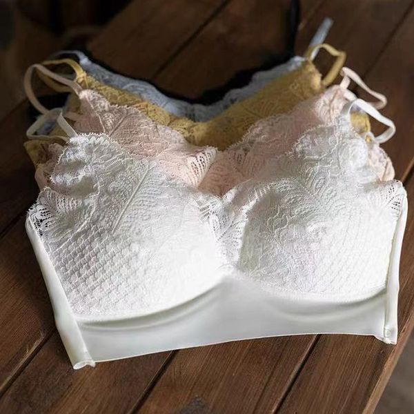 

summer lace suspender bra for women, Black;white
