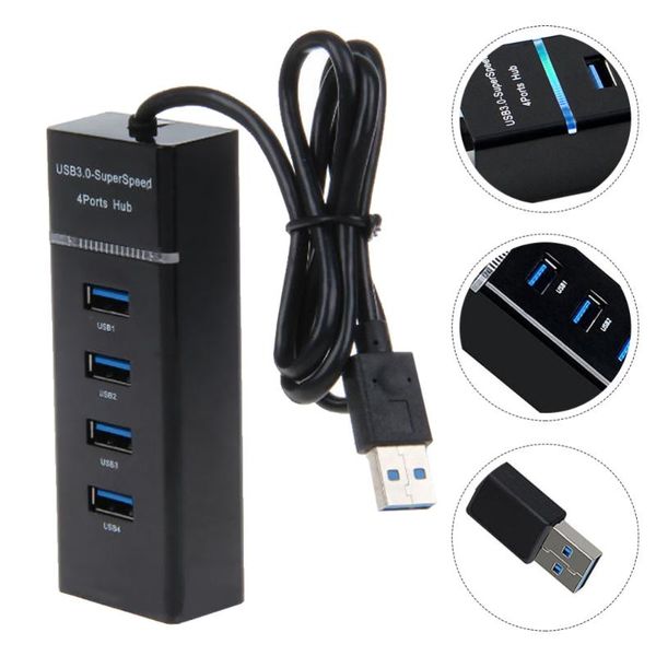 

hubs 1pc 4-port computers hub adapter converter multi-port usb