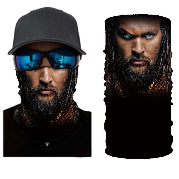 

magic coolmax3d scarf digital printing sunscreen seamls sports mask outdoor riding neck cover headband