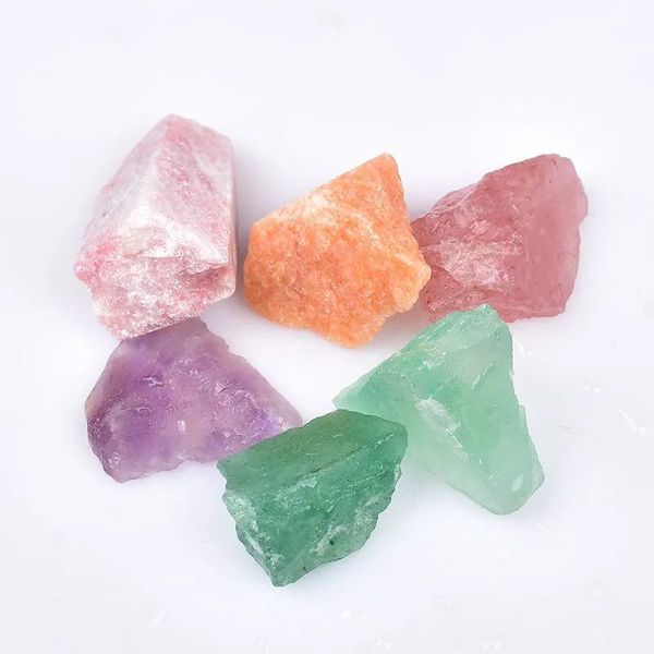 

decorative objects & figurines 100g natural colored crystal stone home decoration multicolor calm emotions feng shui orname
