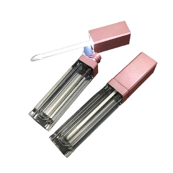 

storage bottles & jars acrylic led light empty tube 7ml pink lip glaze bottle with mirror cosmetic packaging plastic square gloss 10pcs 30pc