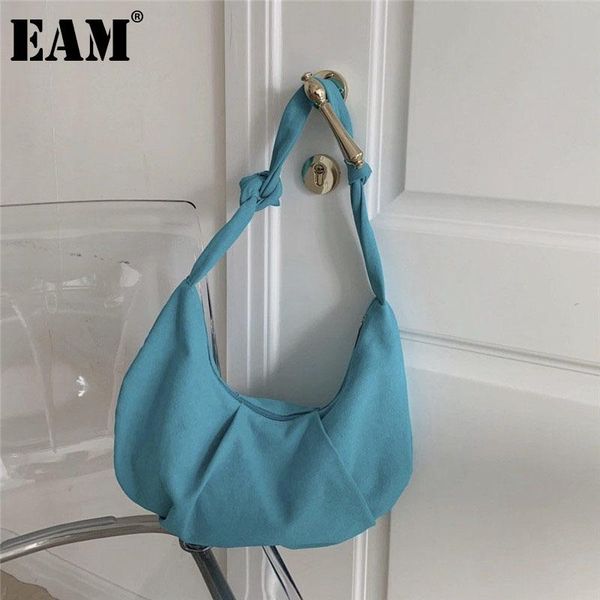 

[eam] women wrinkled oversized canvas hobos personality all-match casual crossbody shoulder bag fashion tide 2021 18a2913 totes