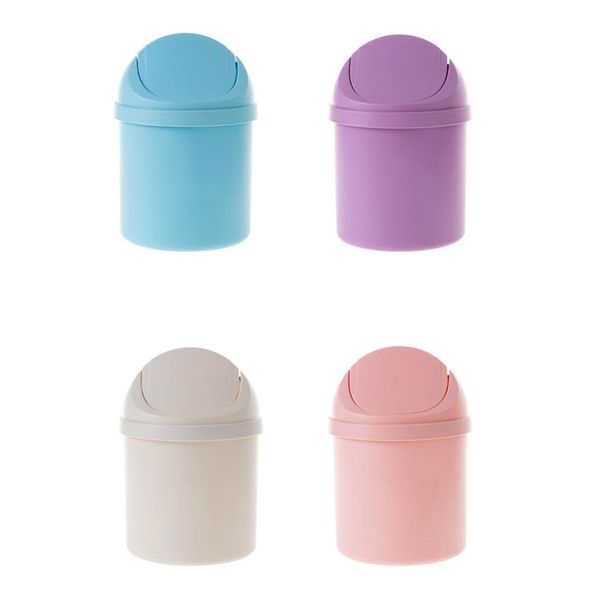 

waste bins unique mini small trash can multi-function household shake lid type bin for deskrubbish