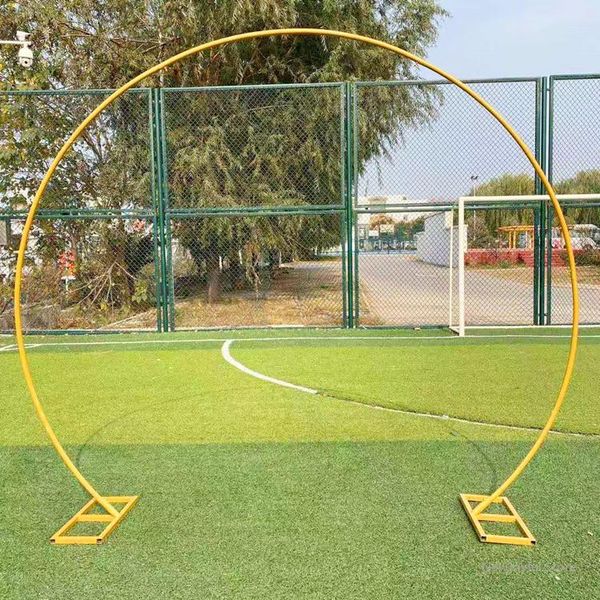 

party decoration wedding single rod round arch shelf background flower door props