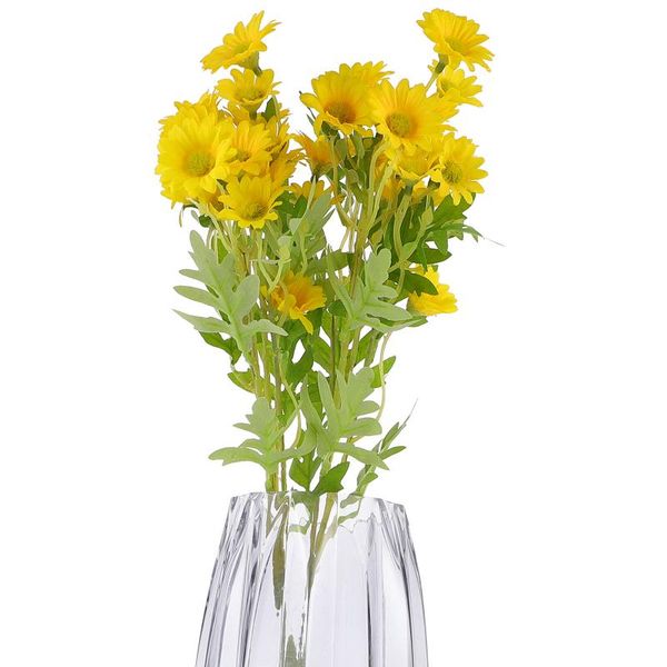 

decorative flowers & wreaths 2 pcs simulation silk daisy flower decor artificial