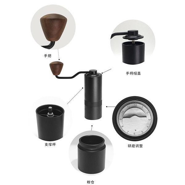 

manual coffee grinders quality aluminum grinder stainless steel burr mini