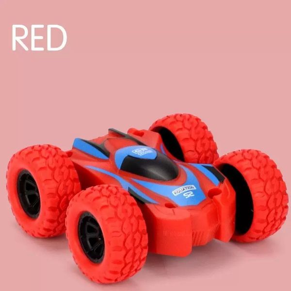 Novità Giochi Nuovo arrivo 4WD Fuoristrada Auto acrobatica a doppia faccia Giocattoli per bambini Inerzia Attrito Auto Modellino auto