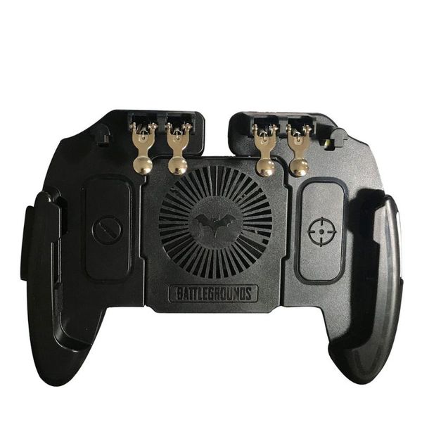 

game controllers & joysticks m11 six finger pubg mobile controller gamepad trigger aim button l1 r1 joystick with cooler cooling fan