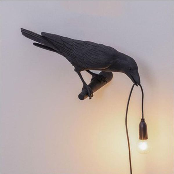 

italian seletti bird wall lamp modern creativity table light fixture animal furniture lights for bar cafe