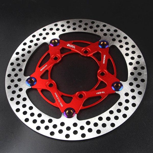 

motorcycle brakes 260mm 5 hole universal aluminum alloy floating discs brake disc outside diameter rapid cooling pads