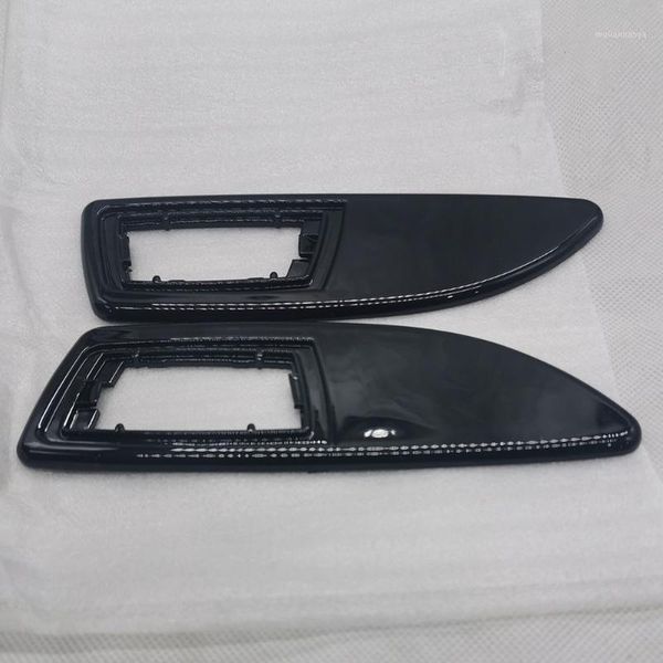 

2pcs gloss black side wing indicator surrounds for vauxhall corsa vxr abs car surrounds1