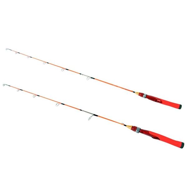 

boat fishing rods 2x leo lightweight winter ice rod pole protable casting tackle 80cm & 100cm