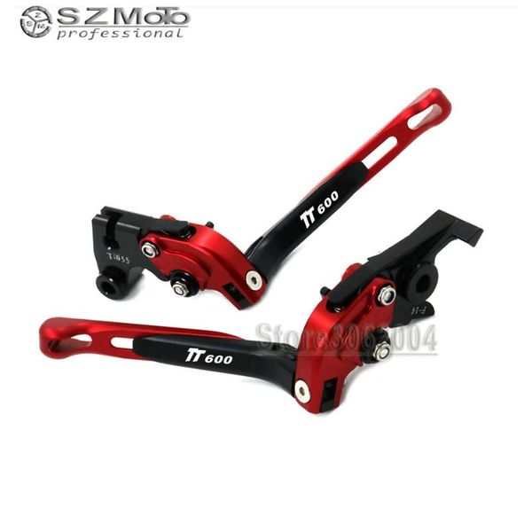 

for 600 2000-2003 2002 2001 aluminum motorcycle folding extendable adjustable brakes clutch levers with logo