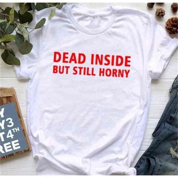 

dead inside but still horny graphic 210512, White