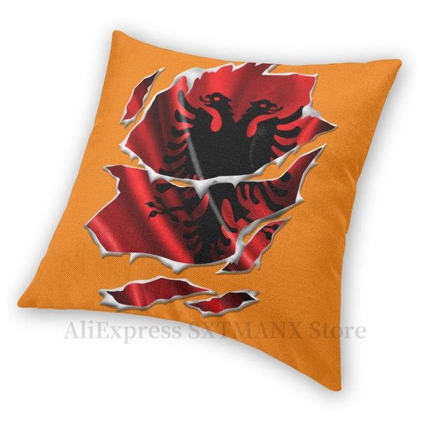 

pillow case halloween coveralbanien albania balkan shirt kosova kosovo flag printed funny festival party textile for square