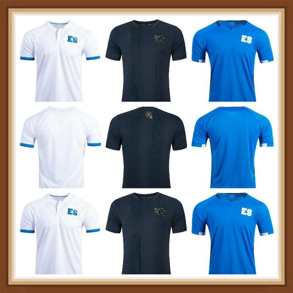 

2021 2022 el salvador soccer jerseys home away third 21 22 alex roldan darwin ceren eriq zavaleta amando moreno narciso orellana national te, Black;yellow