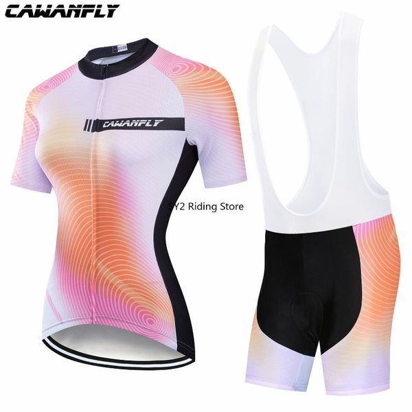

racing sets 2021 pro short sleeve ropa ciclismo clothing woman cycling jerseys mtb wear bike bicycle, Black;blue
