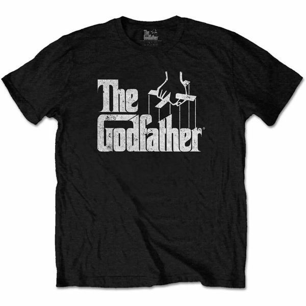 

the godfather logo white official t-shirt men unisex, White;black