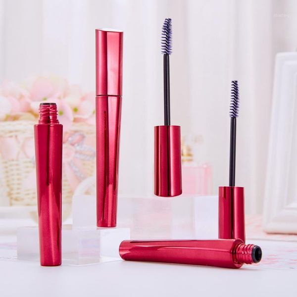 

storage bottles & jars empty mascara tube with eyelash wand light red refillable cream cosmetic container