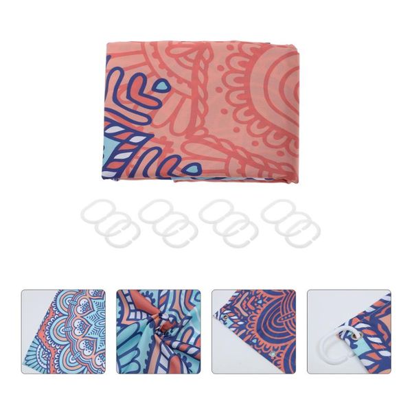 

shower curtains 1pc household bath drapery bathroom supply for home (sky-blue)