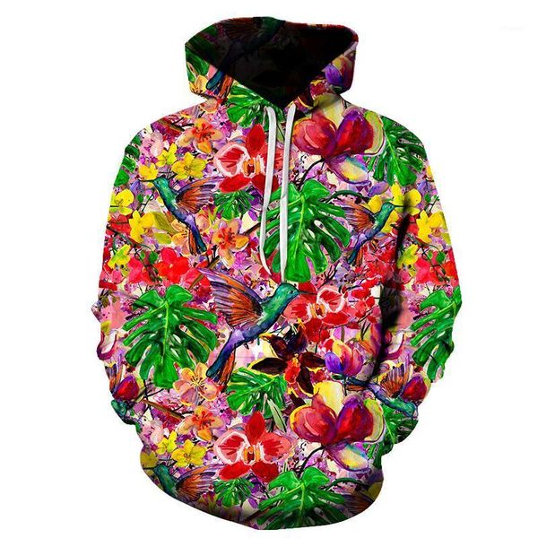

men's hoodies & sweatshirts 3d printing printed hoodie animal pattern casual series hooded pullover s-6xl, Black