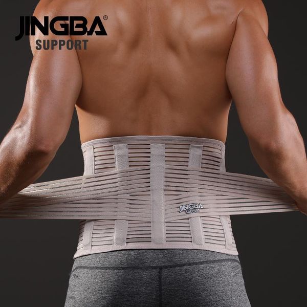 

sports fitness trainer belt jobs protection waist spine pain relief brace factory wholesale drop support, Black;gray