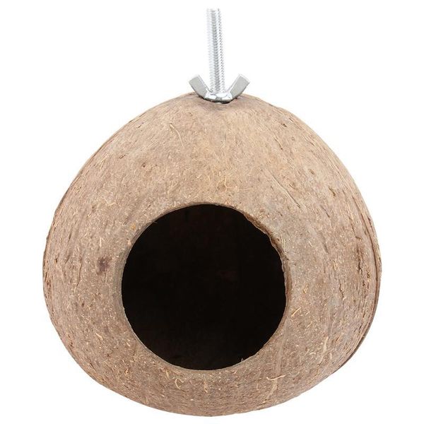 

bird cages 1pc handmade nest creative coconut shell house garden decoration
