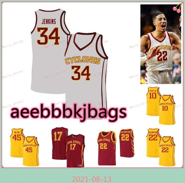 

stitched custom jersey zion griffin 11 prentiss nixon 12 michael jacobson 13 javan johnson iowa state cyclones college men women youth, Black