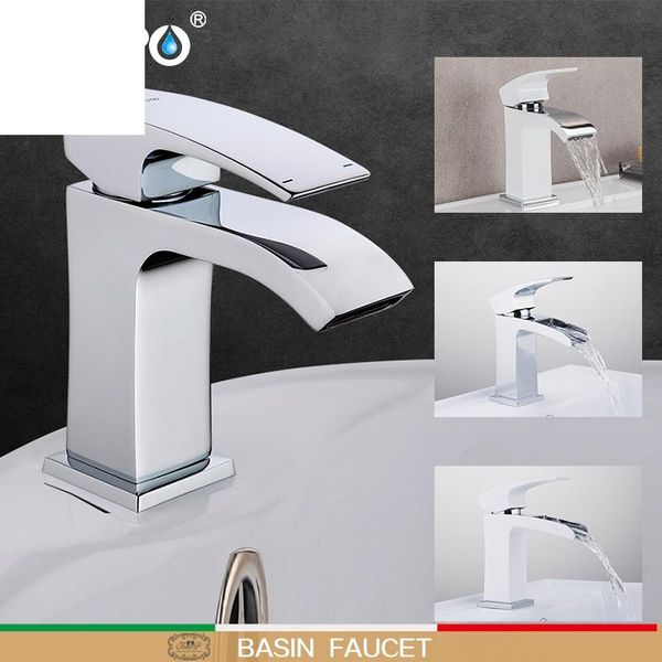 

basin faucets brass bathroom sink mixer water tap wash faucet waterfall bath taps torneira griferia