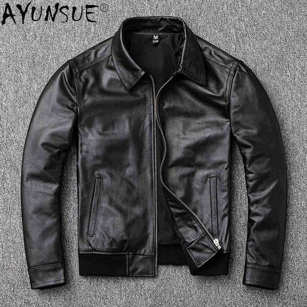 

fast - real leather et , bomber hunter, large 5xl, 6xl, lxr377, Black