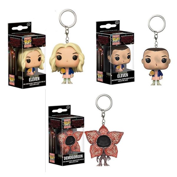 

funko pop strange story eleven cannibal flower demogorgon key chain doll pendant