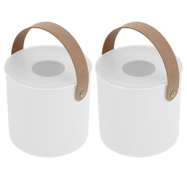 

storage drawers 2pcs simple tissue boxes decorative organizers (as shown)