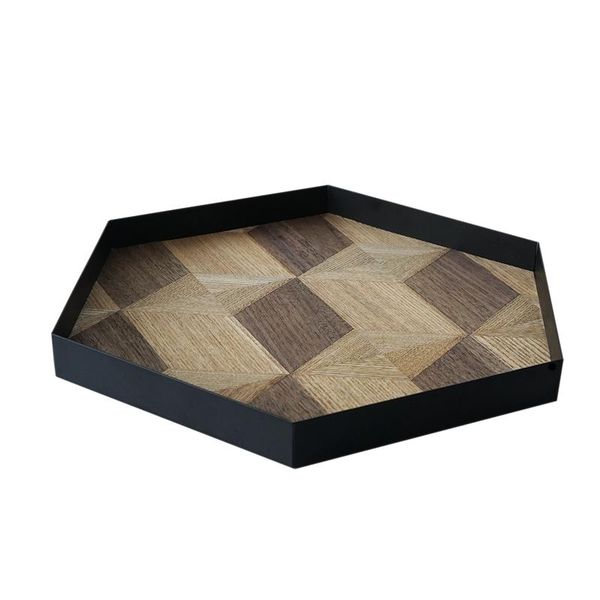 

kitchen storage & organization wood decoration tray nordic wind pastry bread display plate art dinner grain fruit bowl