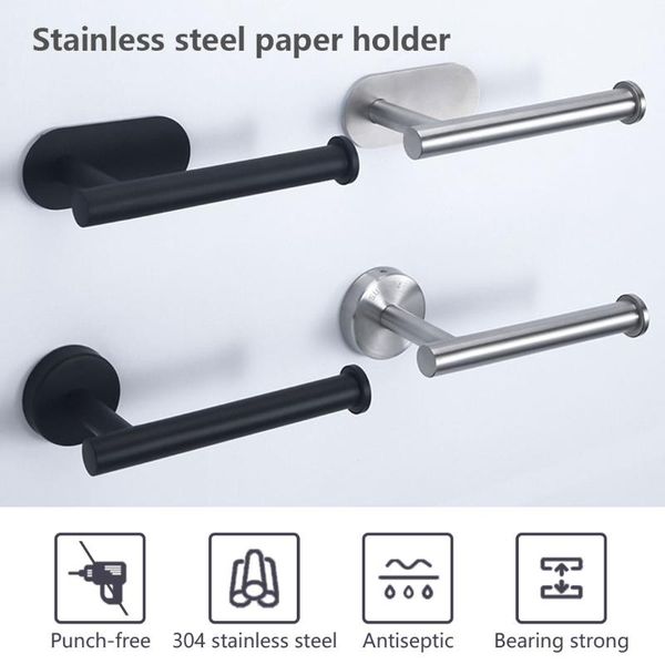 

toilet paper holders european style adhesive vertical towel holder stainless steel wall mount bathroom kitchen tissue roll storage rack