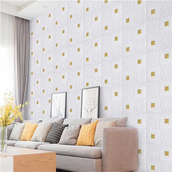 

wallpapers 3d wall stickers waterproof self-adhesive wallpaper living room kitchen tv background home decoratio