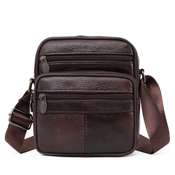 

men's small shoulder bag simple large capacity casual cross-body backpack