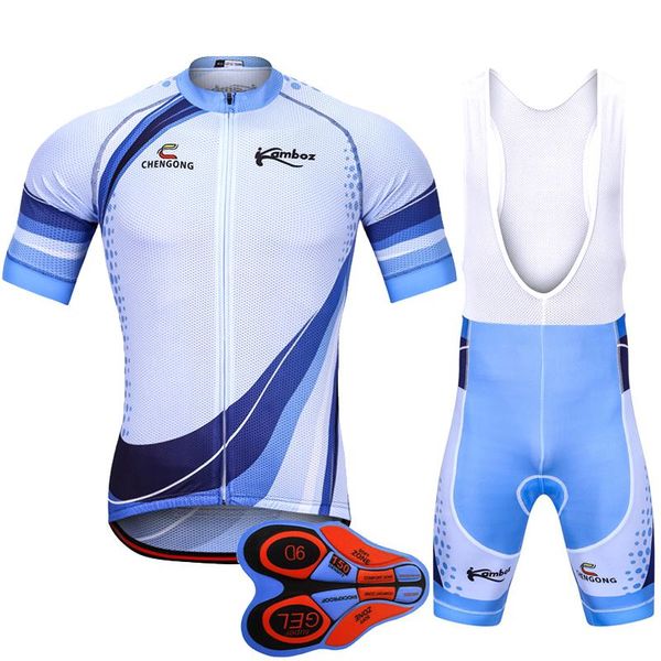 

racing sets 2021 cycling clothing set bike mtb ropa deportiva men breathable anti-uv bicycle wear/short sleeve jersey, Black;blue