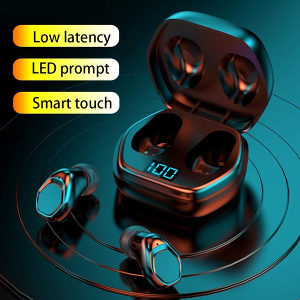 

& mp4 players tws wireless headset with bluetooth 5.0, hd stereo audio equipment, sports, waterproof, intelligent touch, dual microphones