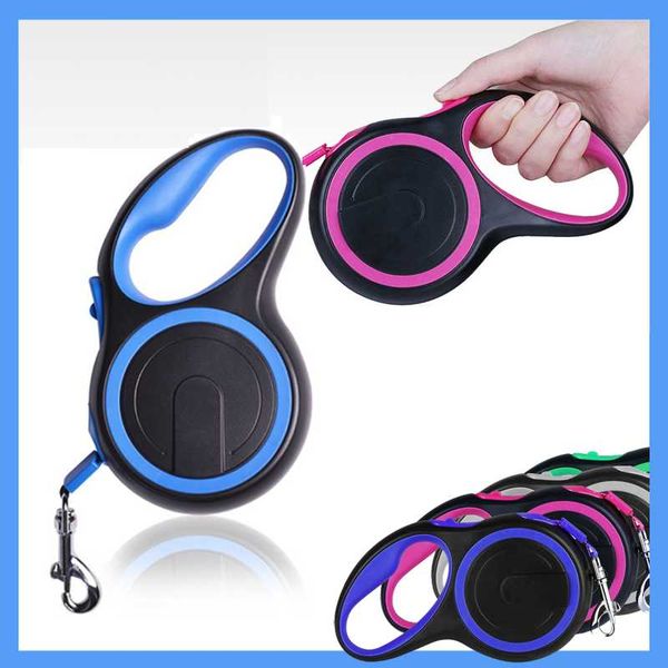 

dog collars & leashes durable retractable leash big walking leads automatic extending rope 8m pet medium large pt016