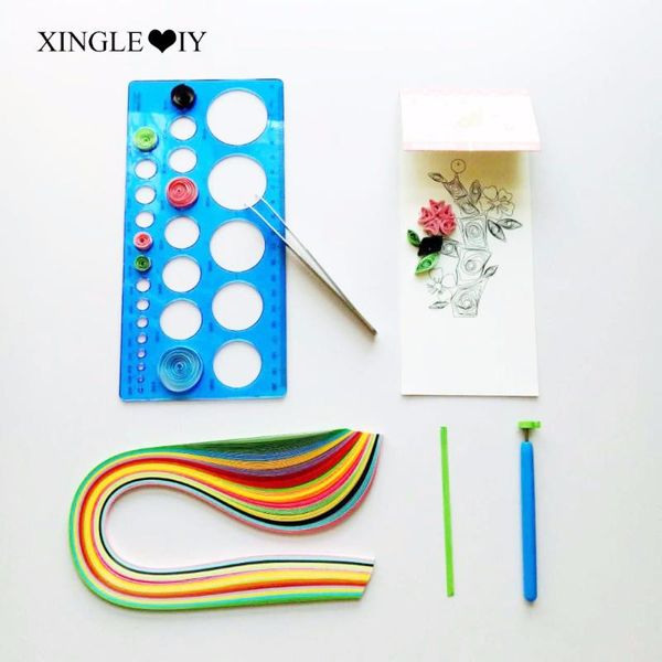 

other arts and crafts 4pcs/set paper quilling rolling kit slotted tools crimper tweezer mould hamdmake artwork diy fyja