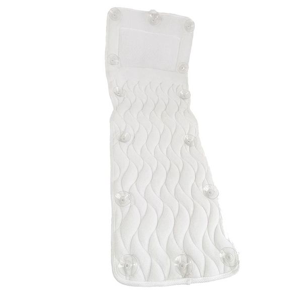 

other bath & toilet supplies full body pillow for tub,bathtub mat with suction cups, head, neck support,air mesh