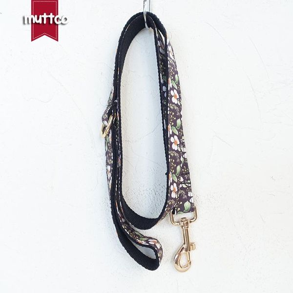 

dog collars & leashes muttco retailing fashion handmade stubborn collar with small flowers the chrysanthemum leash 5 sizes udc044j